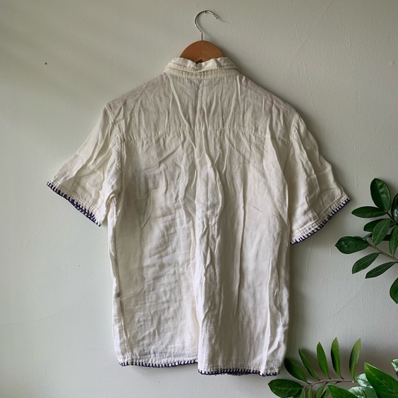 Vintage RARE Cotton Hand-Stitched Shirt - Picture 2 of 6